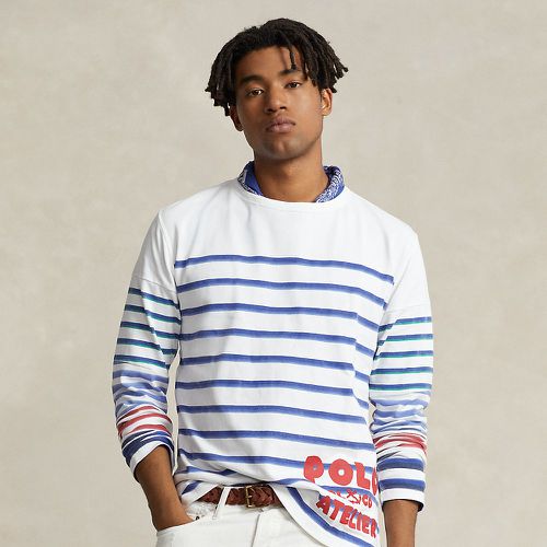 Classic Fit Striped Jersey T-Shirt - Polo Ralph Lauren - Modalova