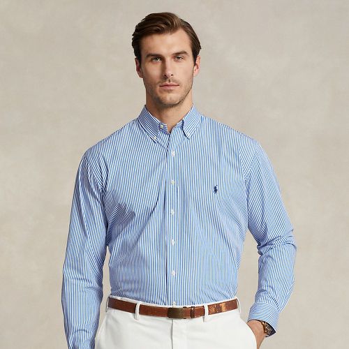 Striped Stretch Poplin Shirt - Big & Tall - Modalova