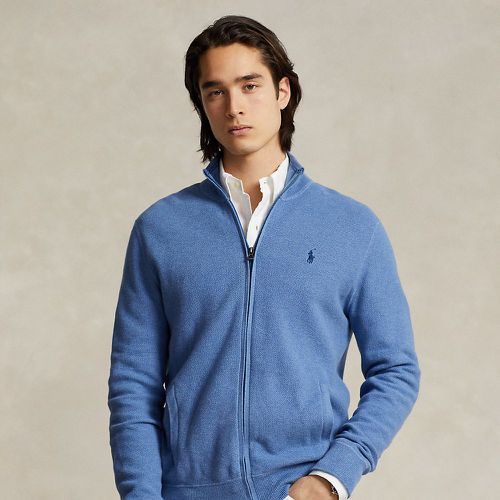 Mesh-Knit Cotton Full-Zip Sweatshirt - Polo Ralph Lauren - Modalova