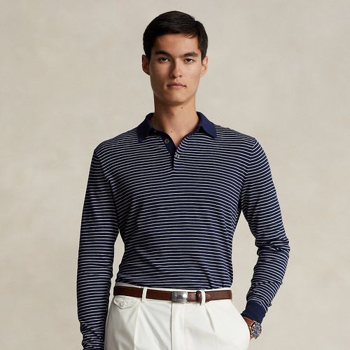 Striped Cotton Polo-Collar Jumper - Polo Ralph Lauren - Modalova