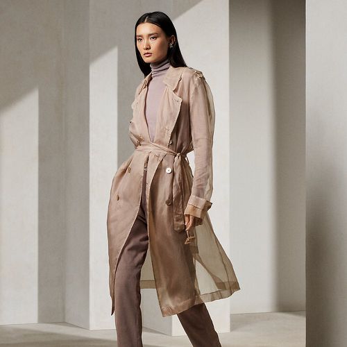 Jayne Washed Organza Trench Coat - Collection - Modalova