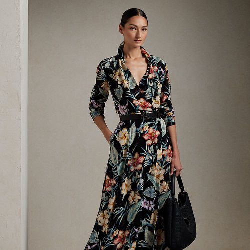 Aniyah Print Linen Voile Day Dress - Collection - Modalova