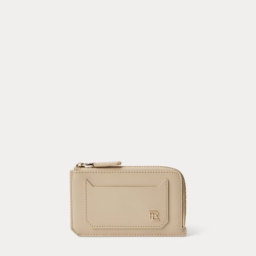 RL Box Calfskin Zip Card Case - Collection - Modalova