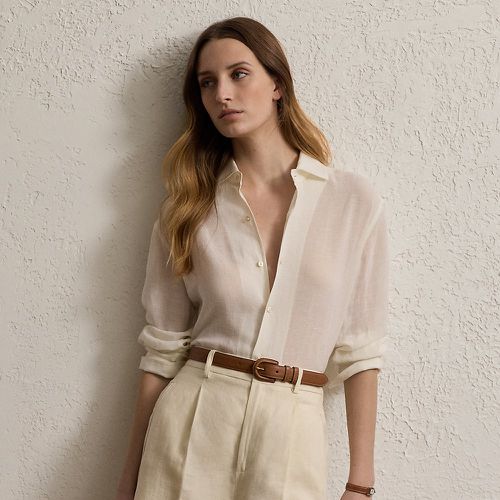 Capri Relaxed Fit Linen Voile Shirt - Collection - Modalova