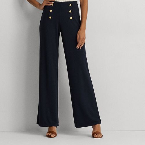 Stretch Jersey Wide-Leg Trouser - Lauren - Modalova