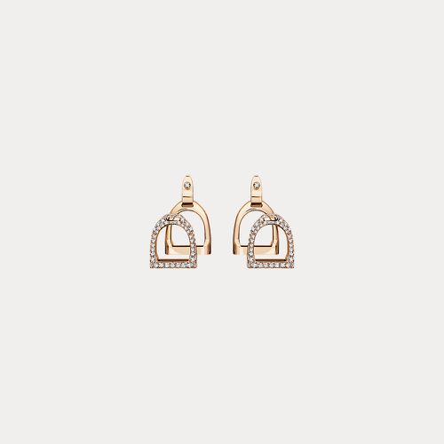 Pave Diamond Double-Stirrup Earrings - Ralph Lauren - Modalova