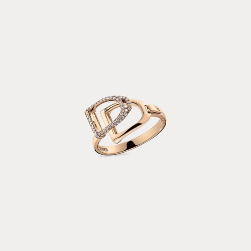 Pave Diamond Double-Stirrup Ring - Ralph Lauren - Modalova