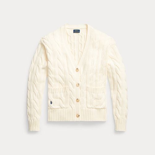 Cable-Knit Cotton Cardigan - Polo Ralph Lauren - Modalova