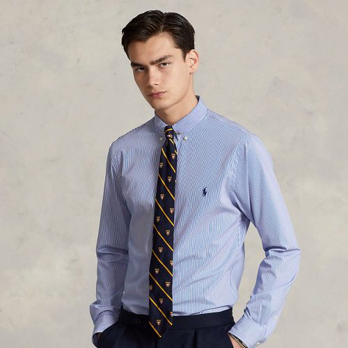 Slim Fit Striped Stretch Poplin Shirt - Polo Ralph Lauren - Modalova