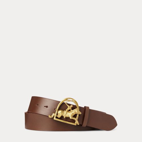 Equestrian-Buckle Leather Belt - Polo Ralph Lauren - Modalova