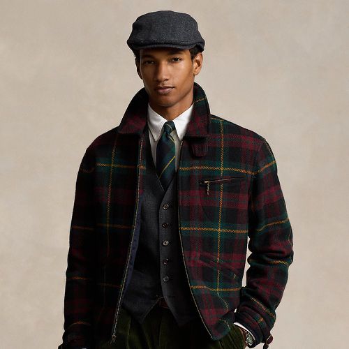 Plaid Tweed Newsboy Jacket - Polo Ralph Lauren - Modalova