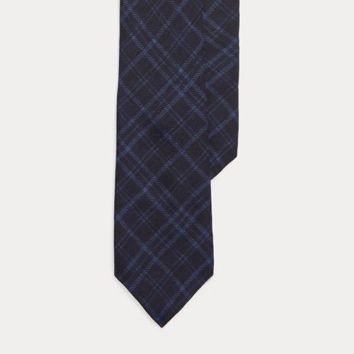 Plaid Silk Tie - Purple Label - Modalova