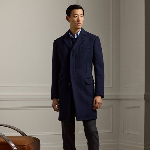 Kent Hand-Tailored Wool-Blend Topcoat - Purple Label - Modalova