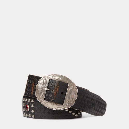 Studded Leather Belt - RRL - Modalova