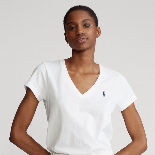 Cotton Jersey V-Neck T-Shirt - Polo Ralph Lauren - Modalova