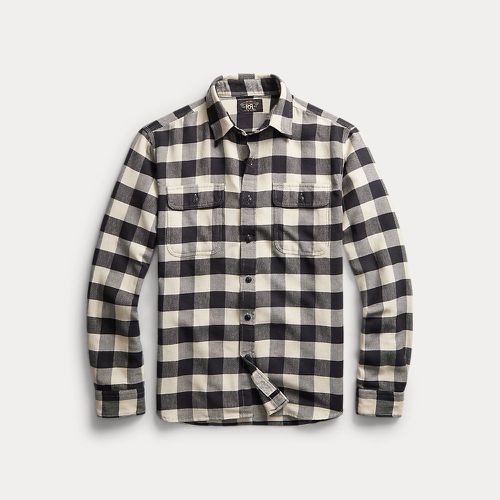 Buffalo Check Twill Workshirt - RRL - Modalova