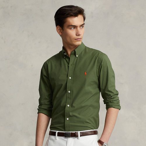 Slim Fit Stretch Poplin Shirt - Polo Ralph Lauren - Modalova