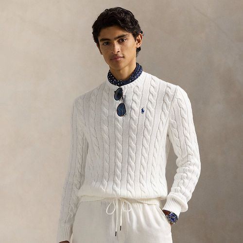 Cable-Knit Cotton Jumper - Polo Ralph Lauren - Modalova