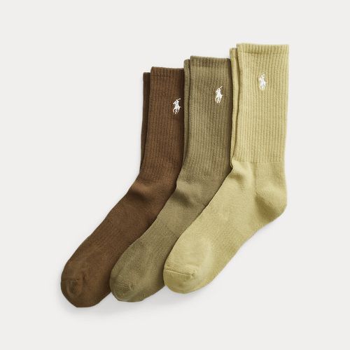 Cotton-Blend Crew Sock 3-Pack - Polo Ralph Lauren - Modalova