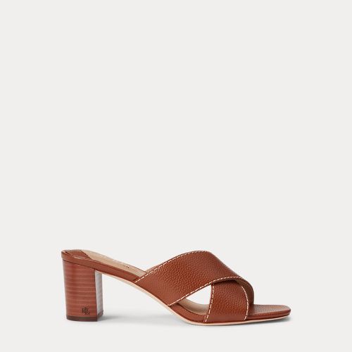 Freddi Tumbled Leather Sandal - Lauren - Modalova