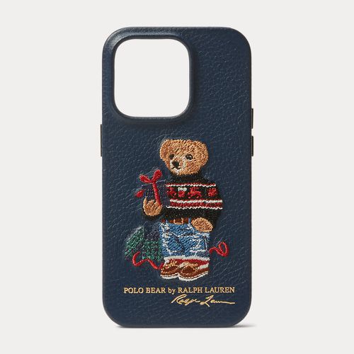 Polo Bear Leather iPhone 15 Pro Case - Polo Ralph Lauren - Modalova