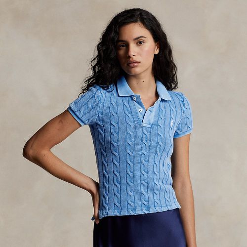 Cable-Knit Polo Shirt - Polo Ralph Lauren - Modalova