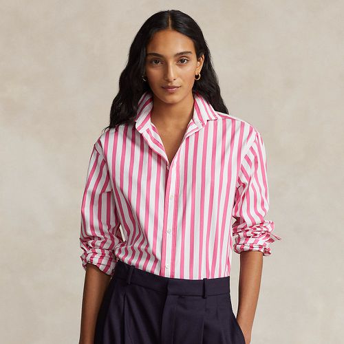 Relaxed Fit Striped Cotton Shirt - Polo Ralph Lauren - Modalova