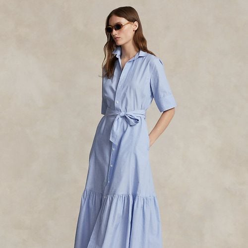 Tiered Cotton Shirtdress - Polo Ralph Lauren - Modalova