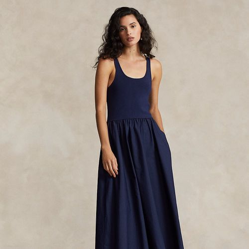Shirred Fit-and-Flare Dress - Polo Ralph Lauren - Modalova