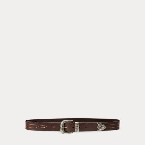 Engraved Western Leather Belt - Polo Ralph Lauren - Modalova