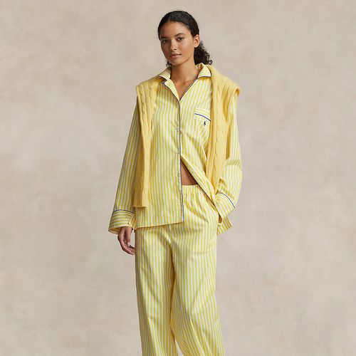 Striped Poplin Long-Sleeve Pyjama Set - Polo Ralph Lauren - Modalova