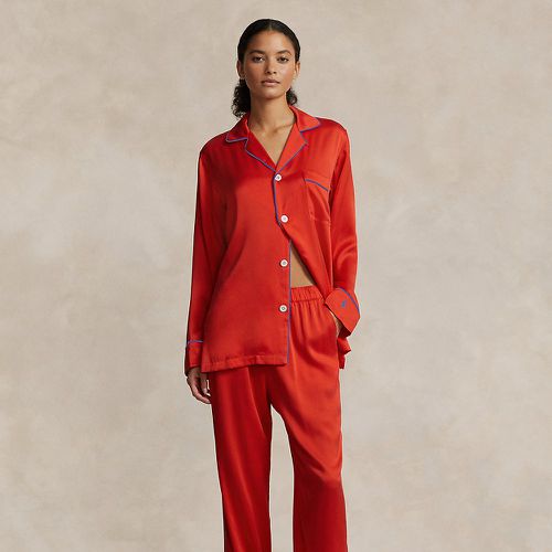 Stretch Silk Long-Sleeve Pyjama Set - Polo Ralph Lauren - Modalova