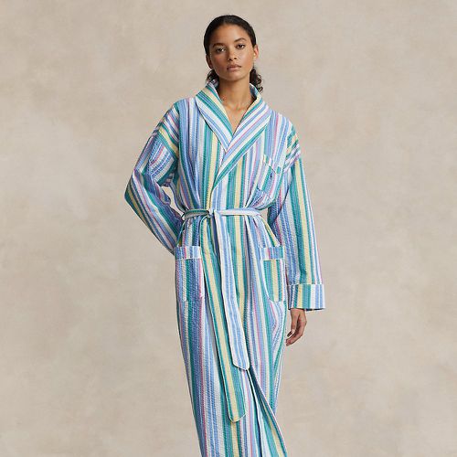 Striped Seersucker Robe - Polo Ralph Lauren - Modalova