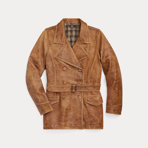 Belted Leather Jacket - RRL - Modalova