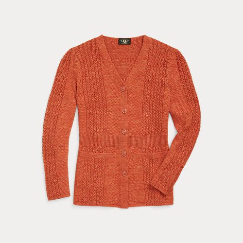 Cable-Knit Cotton-Linen Cardigan - RRL - Modalova