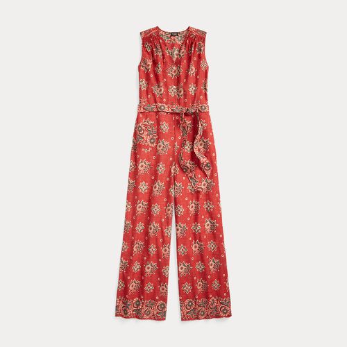 Floral-Print Cotton Sleeveless Jumpsuit - RRL - Modalova