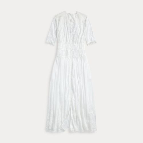 Lace-Trim Cotton Voile Dress - RRL - Modalova