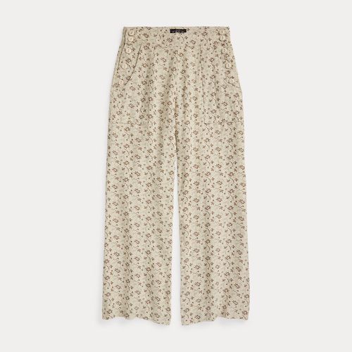 Floral-Print Seeded Linen Trouser - RRL - Modalova