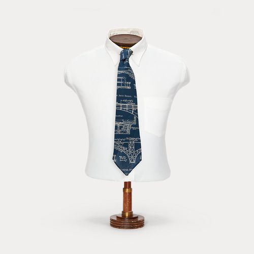 Handmade Cotton-Linen Graphic Tie - RRL - Modalova