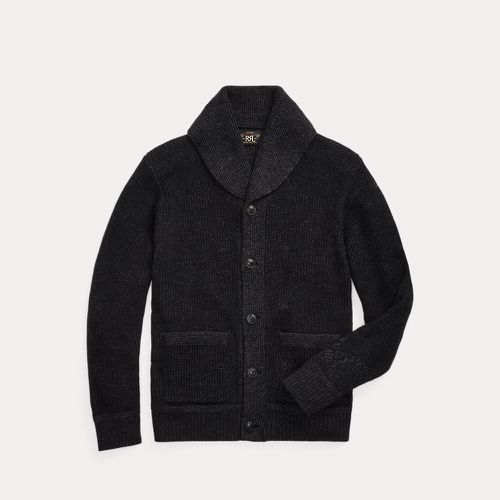 Repaired Cotton Shawl-Collar Cardigan - RRL - Modalova