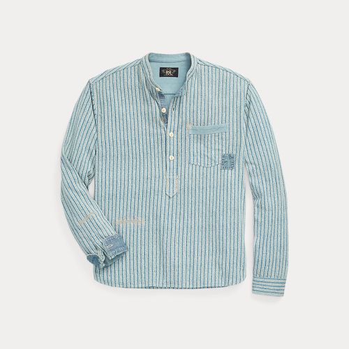 Repaired Linen-Cotton Popover Shirt - RRL - Modalova