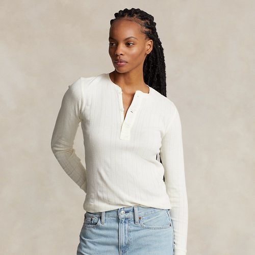 Knit Cotton Henley Shirt - Polo Ralph Lauren - Modalova