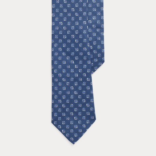 Square-Patterned Linen Tie - Polo Ralph Lauren - Modalova