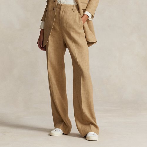 Silk-Linen Wide-Leg Trouser - Polo Ralph Lauren - Modalova