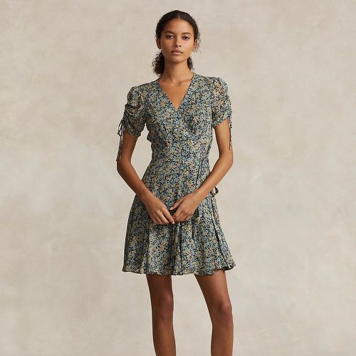 Floral Wrap Mini Dress - Polo Ralph Lauren - Modalova
