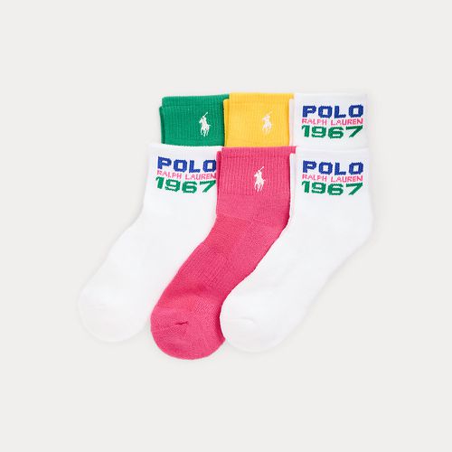Logo Mesh Ankle Sock 6-Pack - Polo Ralph Lauren - Modalova