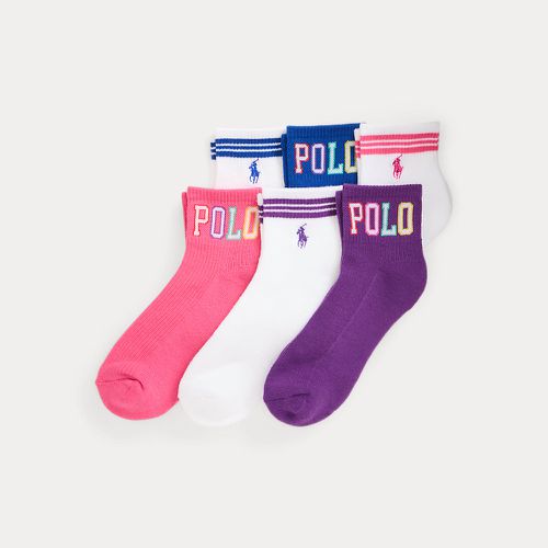 Logo Stretch Ankle Sock 6-Pack - Polo Ralph Lauren - Modalova