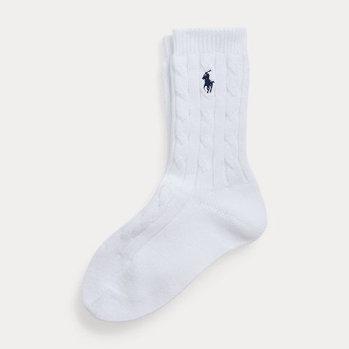 Cable-Knit Crew Socks - Polo Ralph Lauren - Modalova