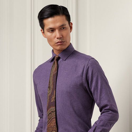 Brushed Flannel Shirt - Purple Label - Modalova