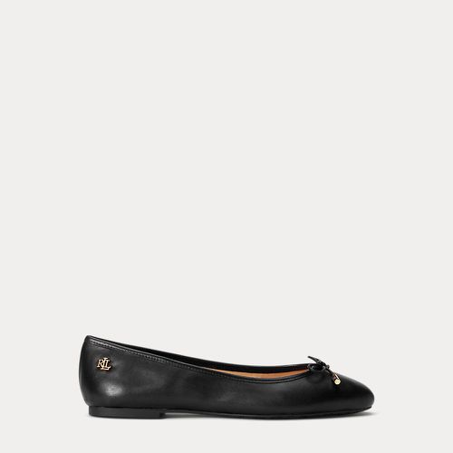 Jayna Leather Flat - Lauren - Modalova